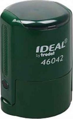Оснастка для печати IDEAL 46042, 191407, диам. 42 мм, зелёная – фото 2