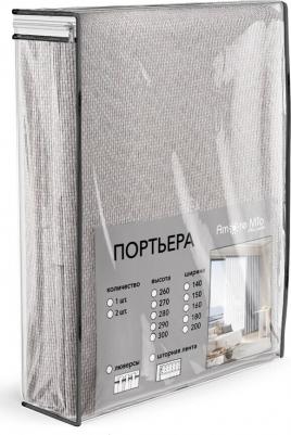Штора имитация льна бежевая 160х260 см (97067) – фото 1