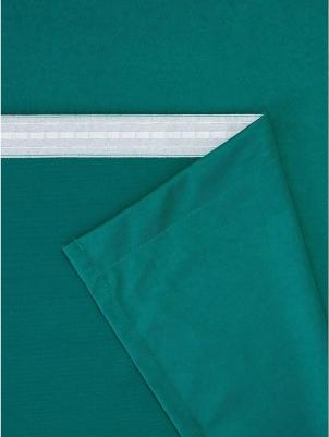 Штора на ленте 28977 200x260 см цвет изумрудный – фото 2