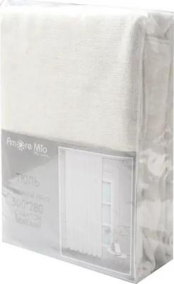 Штора на ленте 300x280 см цвет бежевый – фото 6