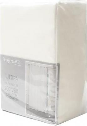 Штора на люверсах 200x280 см цвет молочный – фото 2