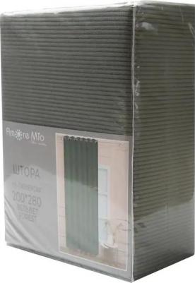 Штора на люверсах 200x280 см цвет зеленый – фото 1