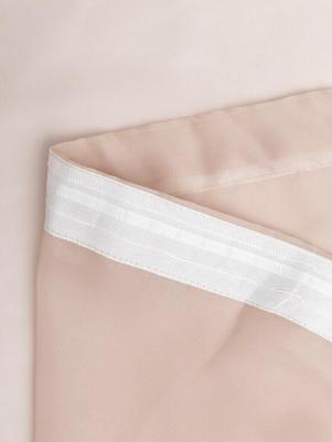 Тюль искусственный шелк бежевый 400х300 см (7820) – фото 1