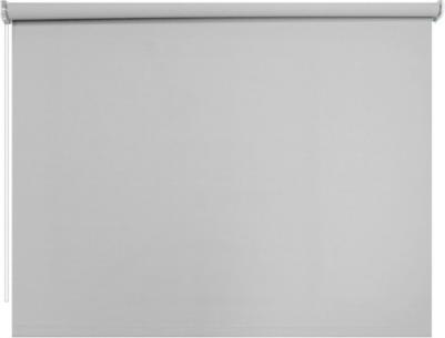 Штора рулонная на окна. Управление справа. Цвет Лина Светло-серый. 92см. х 125см