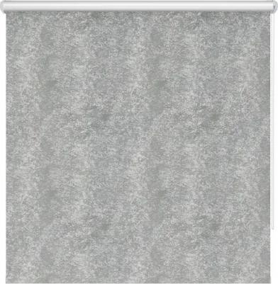 Штора рулонная блэкаут Марбл 60x160 см серая