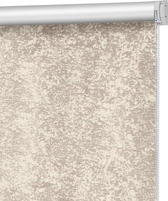 Штора рулонная блэкаут Марбл 70x160 см бежевая – фото 3