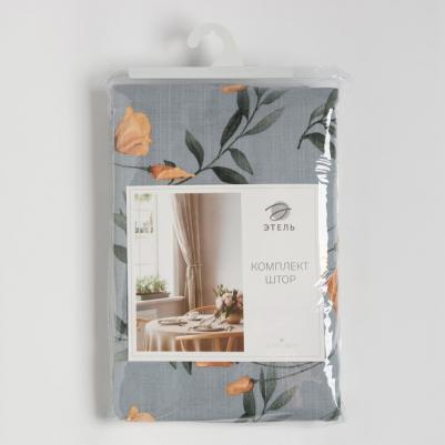 Комплект штор д/кухни с подхватами Yellow poppies 149х180 см - 2 шт 9322484 – фото 3
