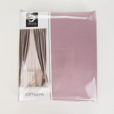 Штора портьерная 270х300 см, двусторонний блэкаут, цвет шоколад, пл. 240 г/м2 – фото 6