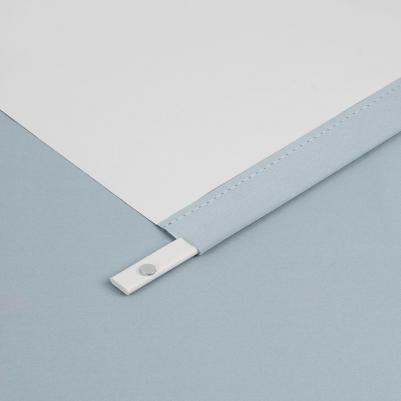 Рулонная штора блэкаут 98х175 см Титан деним – фото 1