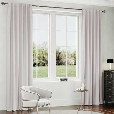 Штора велюр серая 150х280 см (58100828)