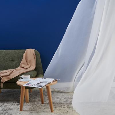 Тюль шифон белый 500х260 см Корсика с утяжелителем (58131401) – фото 3