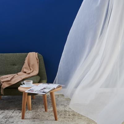 Тюль жаккард белый 300х260 см Кристи с утяжелителем (58131403) – фото 4