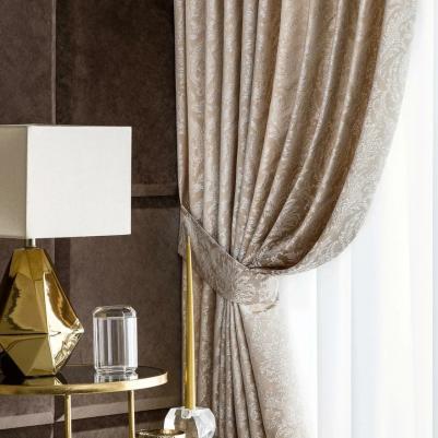 Комплект штор с подхватами Молинеро золотой 260х300 см – фото 2