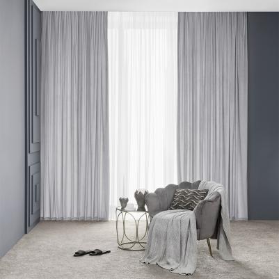 Шторы Алессио 260x275-2, 2 предмета светло-серый