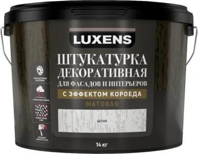 Штукатурка декоративная с эффектом короеда цвет белый 14 кг – фото 4