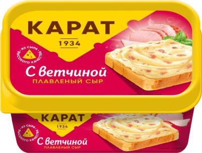 Сыр плавленый с ветчиной 45%, 400 г – фото 2
