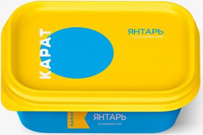 Сыр плавленый Янтарь 45%, 200 г