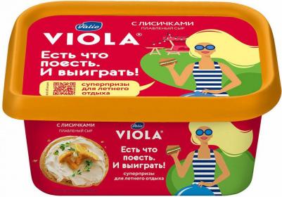 Сыр Viola плавленый с лисичками 60%, 400г – фото 4