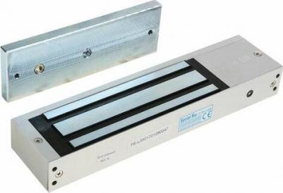 Замок электромагнитный FE-L350 алюминий анодированный серебристый – фото 1