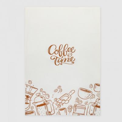 Салфетка кухонная coffee 40x60 см кремовый – фото 1