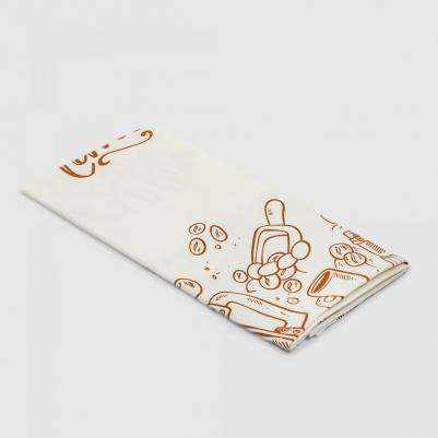 Салфетка кухонная coffee 40x60 см кремовый
