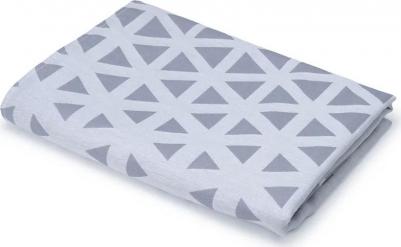 Комплект столовый Intarsio белый с серым из 7 предметов