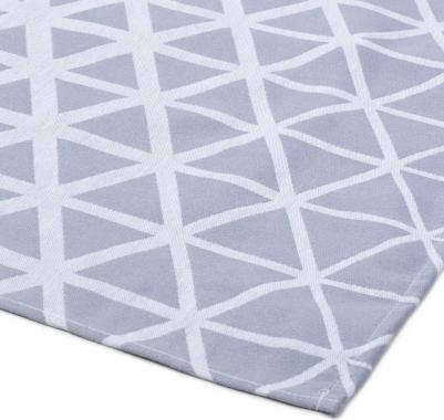 Комплект столовый Intarsio белый с серым из 7 предметов – фото 4