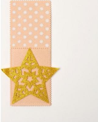 Конверт для столовых предметов Звезда 12х23, 100% п/э, фетр – фото 2