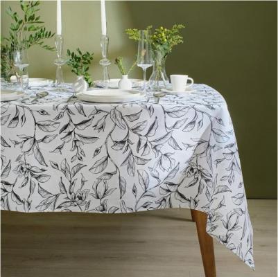 Скатерть "Эвкалипт" 149х220 см, 100% хл, рогожка 164 г/м2 – фото 1