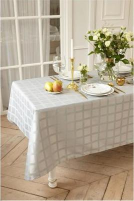 Скатерть Geometry 150*180 +/-3см, цв.шоколад, пл. 192 г/м2, хл с ВГМО 6900069741088 – фото 1