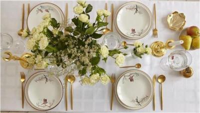 Скатерть Geometry 150*180 +/-3см, цв.шоколад, пл. 192 г/м2, хл с ВГМО 6900069741088 – фото 4