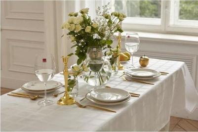 Скатерть Geometry 150*180 +/-3см, цв.шоколад, пл. 192 г/м2, хл с ВГМО 6900069741088 – фото 8