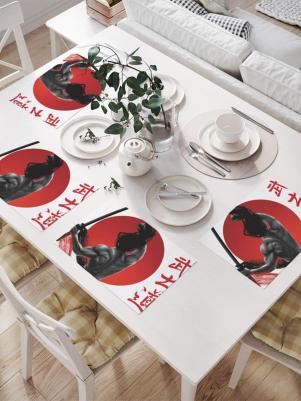 Комплект тканевых салфеток для сервировки стола np_18269