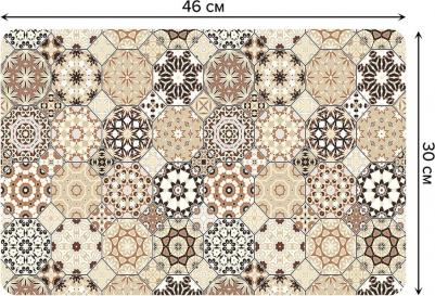 Комплект тканевых салфеток Восточный орнамент для сервировки стола 46x30 см, 4шт – фото 2