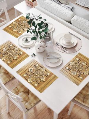 Сервировочные салфетки размером 32x46 см – прекрасный вариант для украшения обеденного и даже праздничного стола. Плейсмат – это современный декор и