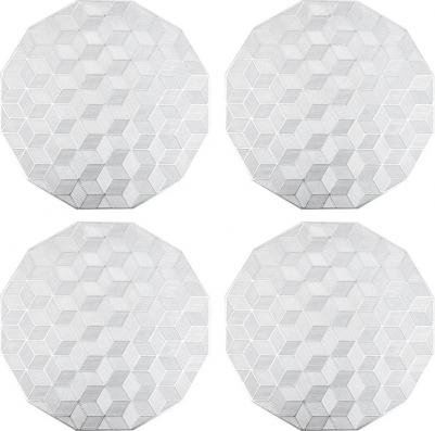 Набор сервировочных салфеток Серебряный ромб