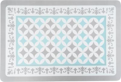 Салфетка под посуду Casa Fliesen Motive 30x45см, цвет бежево-голубой