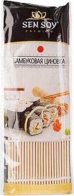 Циновка бамбуковая для роллов, 24*24см – фото 1