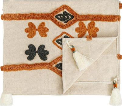 Дорожка салфетка на стол 45х150 см тканевая из коллекции Ethnic тканевая с геометрическим рисунком TK23-TR0004 – фото 2