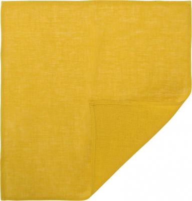 Салфетка сервировочная из стираного льна горчичного цвета из коллекции Essential, 45х45 см, TK22-NA0003