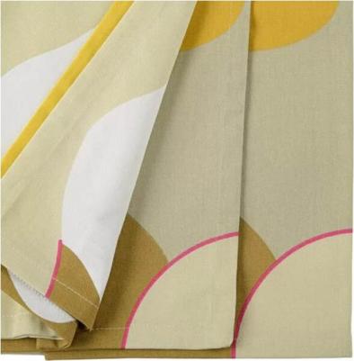 Скатерть из хлопка горчичного цвета freak fruit, 170х250 см – фото 1