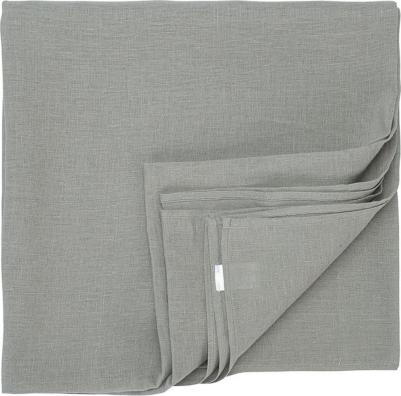 Скатерть из стираного льна серого цвета из коллекции essential, 150х250 см – фото 3