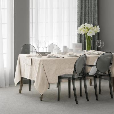 Скатерть Сибони 170 x 170 см хлопок экрю 4680415107035