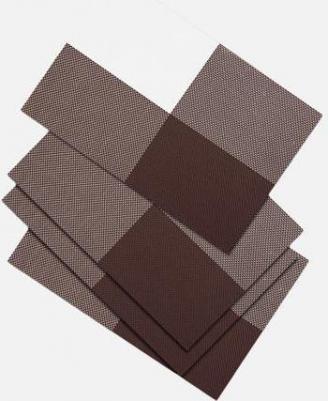 Комплект плейсматов плетеных 45х30 4 шт коричневый – фото 7
