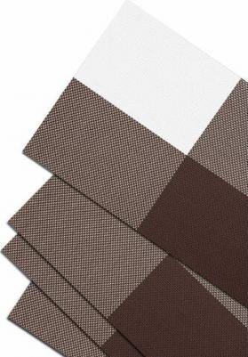Комплект плейсматов плетеных 45х30 4 шт коричневый – фото 9
