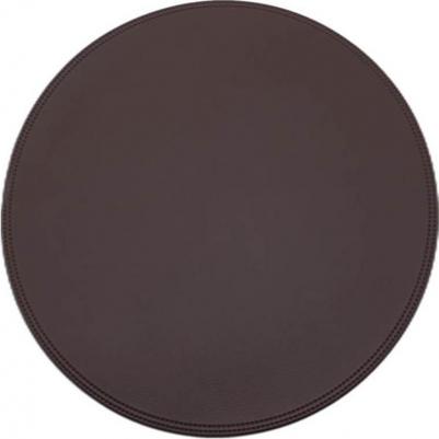 Салфетка под посуду круглая 38см dark brown
