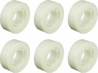 Клейкая лента канцелярская 19x33 невидимая, не удаляемая, подвес – фото 2