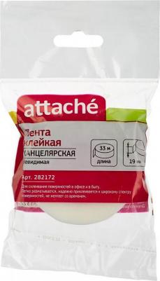 Клейкая лента канцелярская 19x33 невидимая, не удаляемая, подвес – фото 3