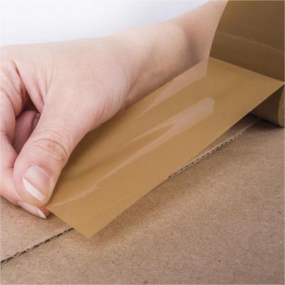 Клейкая лента упаковочная, 48 мм х 66 м, КОРИЧНЕВАЯ, толщина 45 микрон, 221687 – фото 6