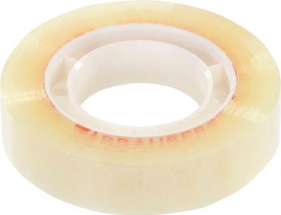 Клейкие ленты 12 мм х 33 м канцелярские, КОМПЛЕКТ 4 шт., прозрачные, гарантированная длина, 228761 – фото 3